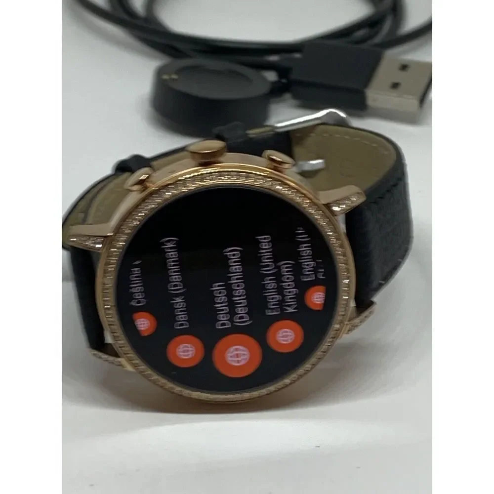 Fossil Gen 4 Authentic Digital Dial Smart Watch Custom Band FTW6015 QT771